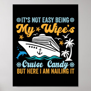 Het is niet makkelijk om de cruise snoep pret crui poster