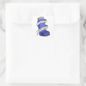 Het is niet makkelijk om duizelig te zijn vierkante sticker (Tas)