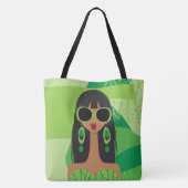 Het is niet makkelijk om een groen schouder Tas te (Achterkant)