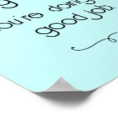 Het is niet makkelijk om een menselijk goed Poster (Hoek)