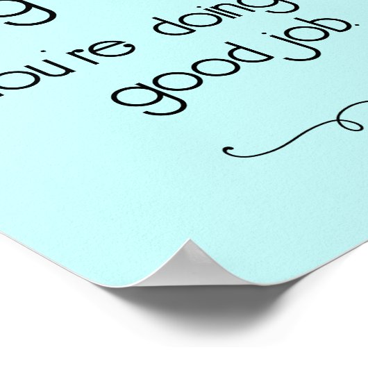 Het is niet makkelijk om een menselijk goed Poster (Hoek)