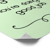 Het is niet makkelijk om een menselijk goed Poster (Hoek)