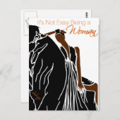 Het is niet makkelijk om een VROUW te zijn Briefkaart (Voorkant / Achterkant)