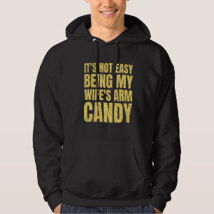 Het is niet makkelijk om het Arm Snoep van mijn vr Hoodie