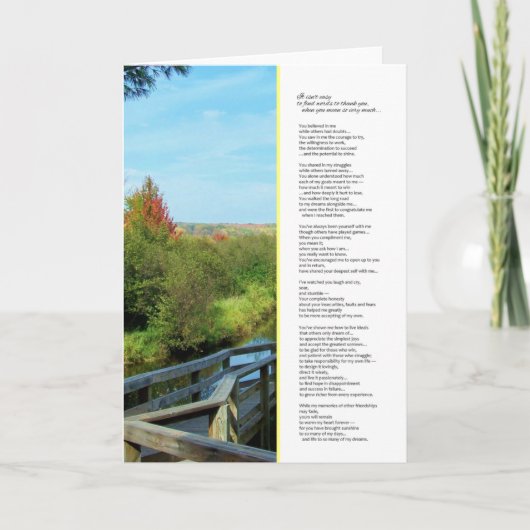 Het is niet makkelijk om je te bedanken... bedankkaart (Voorkant)