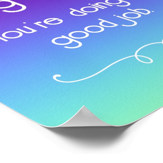 Het is niet makkelijk om menselijk Poster te zijn (Hoek)