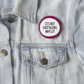 Het is niet makkelijk om piepend te zijn ronde button 5,7 cm (In situ)
