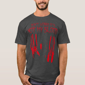 Het is niet mijn bloed-halloween-borrel afgelopen t-shirt