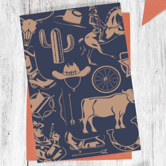 "Het is niet mijn eerste Rodeo" Cowboy 2e verjaard Kaart