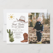 Het is niet mijn eerste Rodeo Cowboy foto 2e verja Kaart (Voorkant)