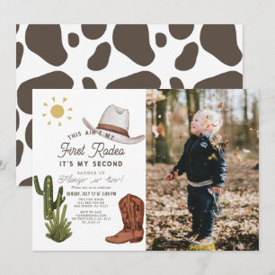 Het is niet mijn eerste Rodeo Cowboy foto 2e verja Kaart