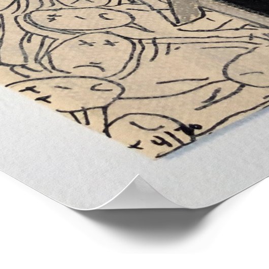 "Het is niet mijn fout" Poster van Barbara Dale (Hoek)