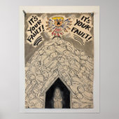 "Het is niet mijn fout" Poster van Barbara Dale (Voorkant)