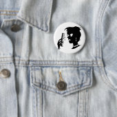 Het is niet mijn haar - het is de kam ronde button 5,7 cm (In situ)