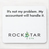 Het is niet mijn probleem Mousepad. Muismat (Voorkant)