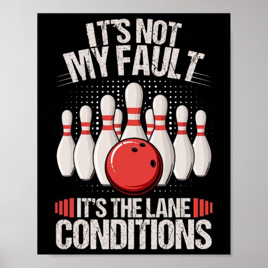 Het is niet mijn schuld, het zijn de rijstrookcond poster (Voorkant)
