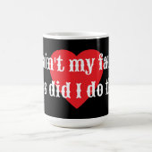 Het is niet mijn schuld. Oeps, heb ik dat gedaan?  Koffiemok (Center)