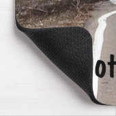 Het is niet mijn werk! Mousepad Muismat (Hoek)