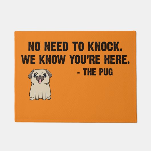 Het is niet nodig om de stekker te kloppen deurmat (Voorkant)
