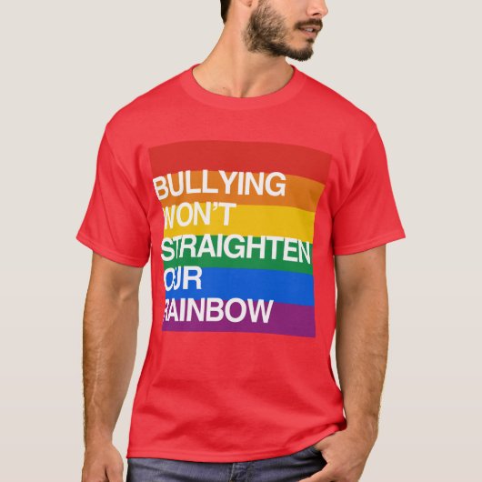 HET IS NIET ONZE RAINBOW. T-SHIRT (Voorkant)