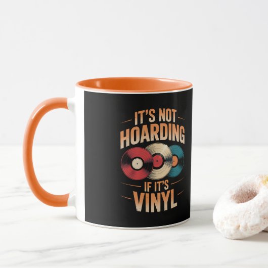 Het is niet oppotten van zijn vinyl mok (Met donut)