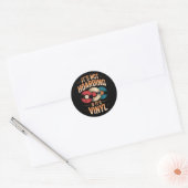 Het is niet oppotten van zijn vinyl ronde sticker (Envelop)