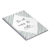 Het is niet rommelig, het is rustiek, grappig noti notitieboek (Rechterzijde)