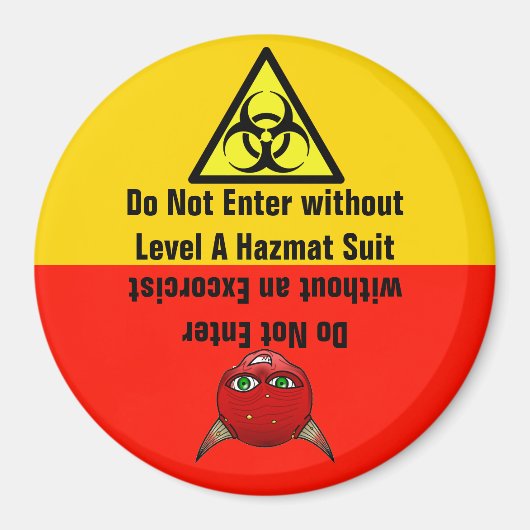 Het is niet schoon of vies, het is hoe vies het is magneet (Voorkant)