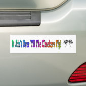 Het is niet te lang om de controleurs te Bumpersti Bumpersticker (Op auto)