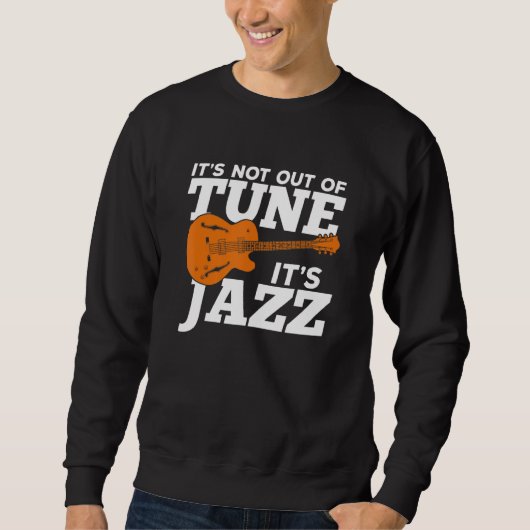 Het is niet vals, het is jazz trui (Voorkant)