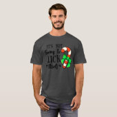 Het is niet van plan om te likken zijn Candy Cane  T-shirt (Voorkant volledig)