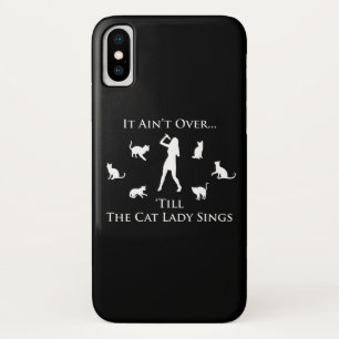 Het is niet voorbij, tot de kat dame zingt Case-Mate iPhone case