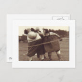 Het is niet voorbij totdat de dikke dame je slaat. briefkaart (Voorkant / Achterkant)