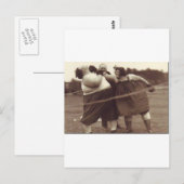 Het is niet voorbij totdat de dikke dame je slaat. briefkaart (Voorkant / Achterkant)