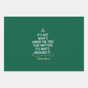 Het Is Niet Wat Er Onder De Boom Staat Kerstcitate Inpakpapier Vel