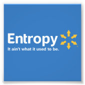 Het is niet wat het vroeger was foto afdruk (Voorkant)