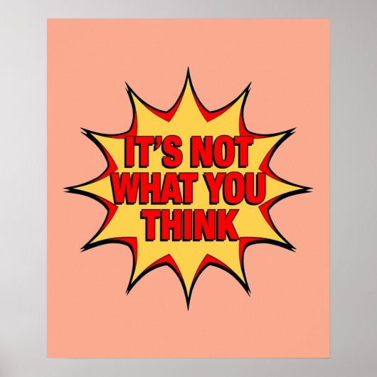 Het Is Niet Wat Je Denkt Poster (Voorkant)