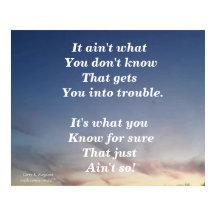 HET IS NIET WAT JE NIET WEET