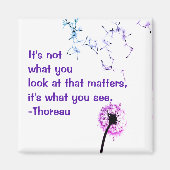 Het is niet wat je ziet bij Thoreau Magnet (Voorkant)