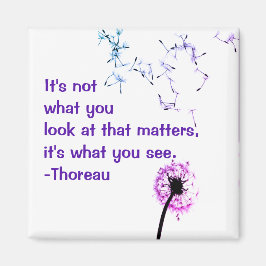 Het is niet wat je ziet bij Thoreau Magnet