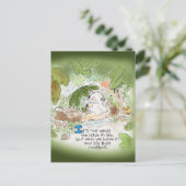 Het is niet wat we in het leven hebben briefkaart (Staand voorkant)