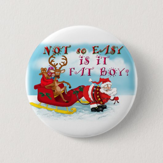 Het is niet zo makkelijk... ronde button 5,7 cm (Voorkant)