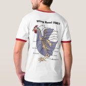Het is niet zoiets als een kippenvleugel t-shirt (Achterkant volledig)