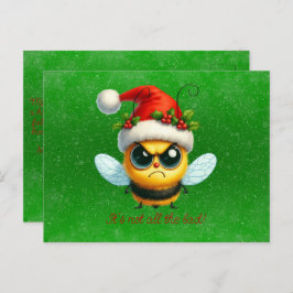 Het is niet zo'n slechte chagrijnige bij briefkaart