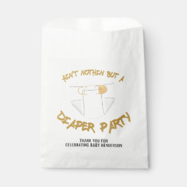 Het is niets anders dan een Hip Hop Luierfeestje Bedankzakje