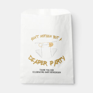 Het is niets anders dan een Hip Hop Luierfeestje Bedankzakje