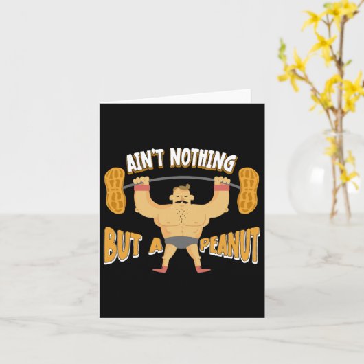 Het is niets anders dan een pinda Bodybuilding Wei Kaart (Gele Bloem)