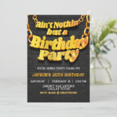 Het is niets anders dan een verjaardagsfeestje kaart (Staand voorkant)