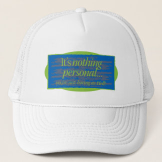 Het is niets persoonlijks Blue Gfx Trucker Pet