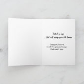 Het is nog maar één dag: de nieuwe baby kaart (Binnen)